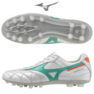 モレリア 2 ジャパン MORELIA II JAPAN AG NEWモデル サッカー スパイク ミズノ ホワイト 白 ショートタン クロスステッチ 人工芝 P1GA260335 MIZUNO