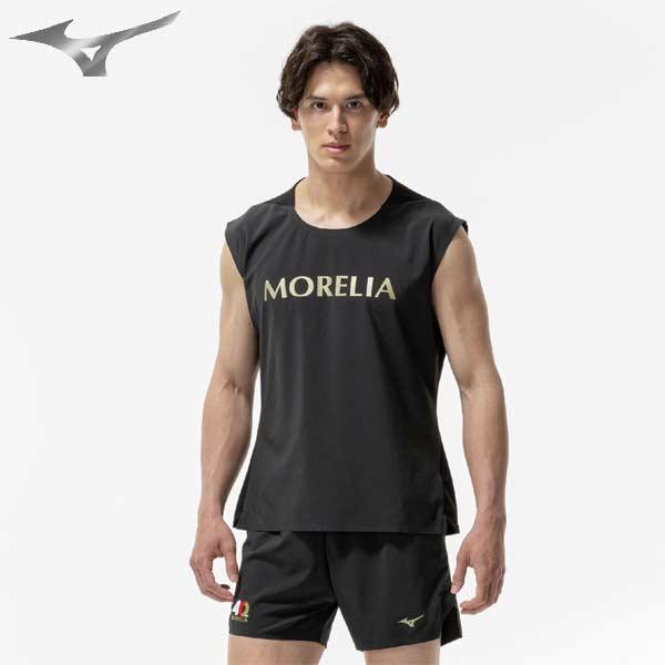 ミズノ サッカー フットサル ウェア モレリア UL ノースリーブシャツ トレーニング ユニセックス...