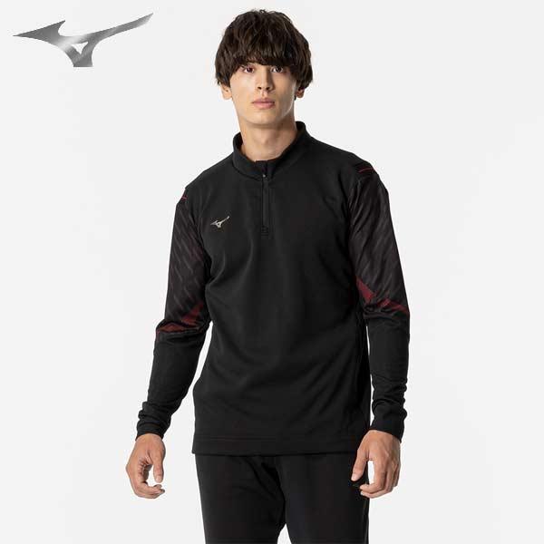 ミズノ サッカー フットサル ウェア モレリア トレーニングトップ ハーフジップ トレーニング ユニ...