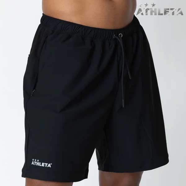 アスレタ サッカー フットサル クールストレッチシェルハーフパンツ トレーニング ショーツ ウーブン...