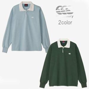 カンタベリー ウェア ロングスリーブ ニュージーランドタイプ ラグビージャージ ラグビー ラガーシャツ ポロシャツ 長袖シャツ カジュアル RSU42626 canterbury