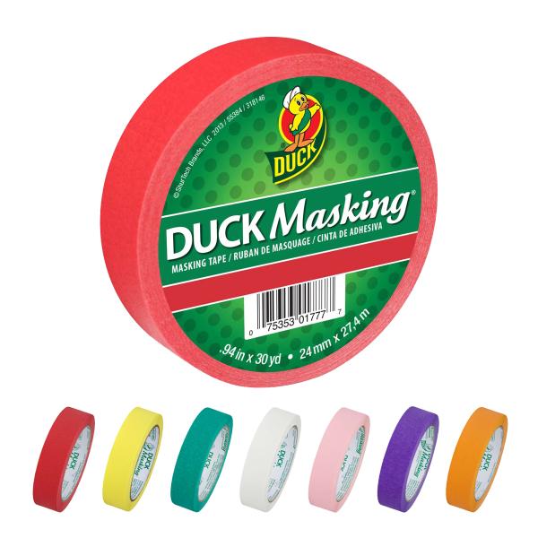 SHURTAPE Duck Masking マスキングテープ 27m 【レッド/イエロー/ホワイト/...