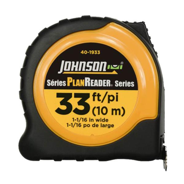Johnson Level(ジョンソンレベル) PlanReader 10mメジャースケール（インチ...