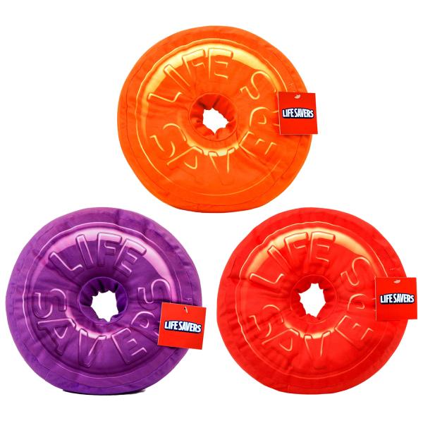 LIFE SAVERS クッション 【オレンジ/パープル/レッド】