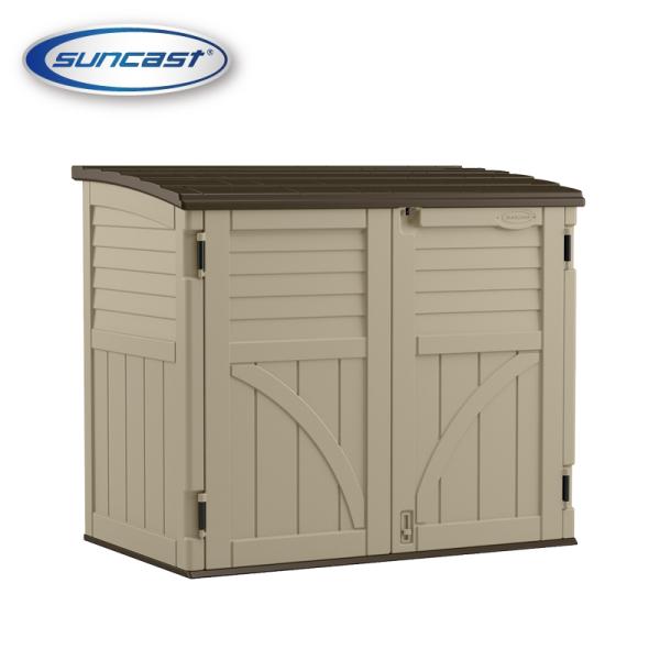 SUNCAST（サンキャスト） ウッディーベースキャビネットCountry プラスチック製物置 BM...
