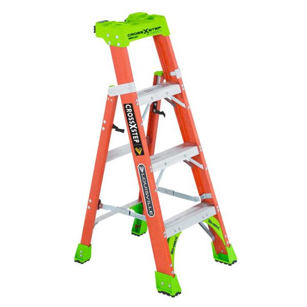 Louisville Ladder（ルイビルラダー） ファイバーはしご脚立クロスステップ 耐荷重13...