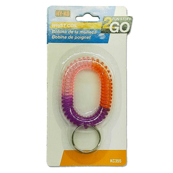 コイルキーリング【ピンクオレンジ】 KC355PO