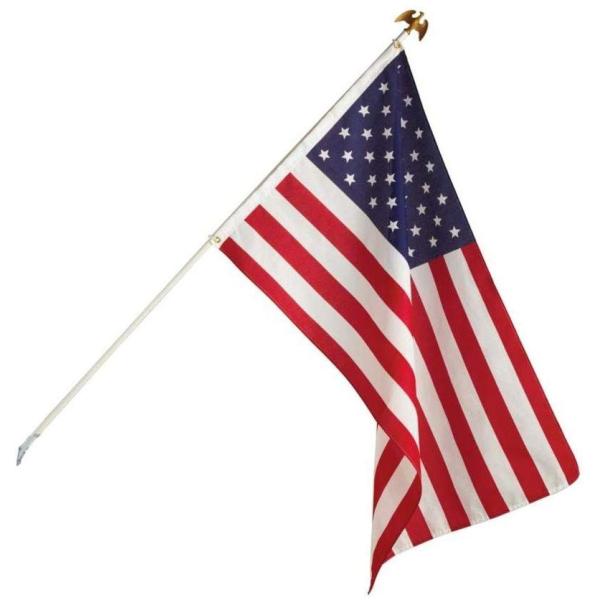 アメリカフラッグ ポール付き アメリカ星条旗 イーグル polekit01