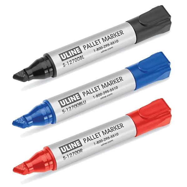 ULINE パレットマーカー 【ブラック/ブルー/レッド】