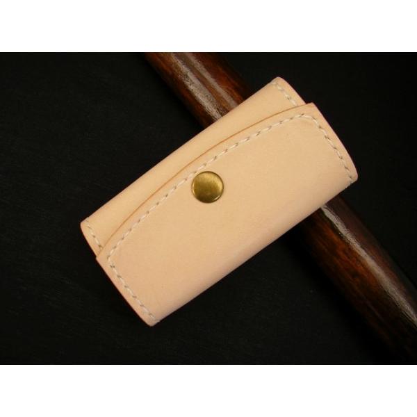 レザーキーケース 姫路レザーヌメ革 ハンドメイド 総手縫い メール便可