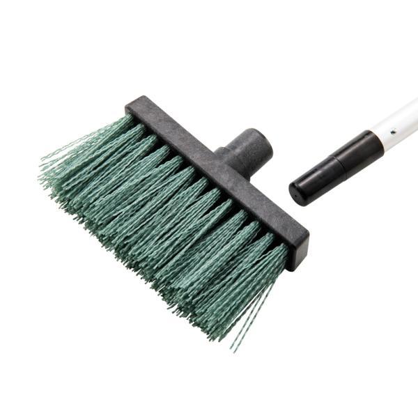 パワーブラシスーパー(ジョイント式) 研磨剤入ナイロン繊維ブラシ（スーパーデッキブラシ後継品）