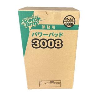 3M スコッチブライト パワーパッド(青) No.3008 10枚(1箱) スリーエム｜suncreate-store