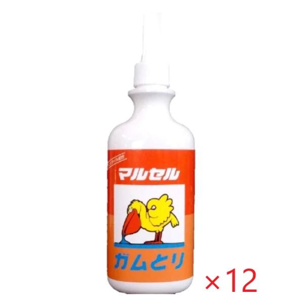 (ケース販売) 日本マルセル ガムとり 小分けタイプ (280ml×12本)  油性汚れ用洗剤 落書...
