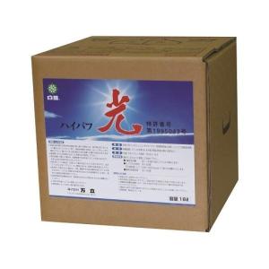 (事業者宛 送料無料)白馬 ハイバフ光 (18L) 樹脂皮膜強化剤＆表面洗浄剤　万立｜suncreate-store