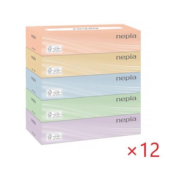 (ケース販売) ネピア ティッシュ(200組(5箱入)x12パック) 王子ネピア 合計60個 400...