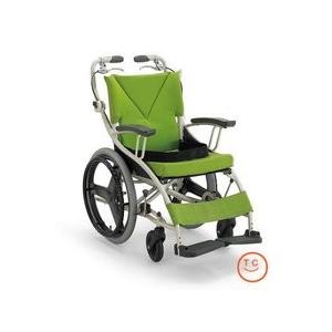 車椅子 （非課税）カワムラサイクル 歩行車いす AY18-38 若葉色 : ay18  