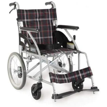 カワムラサイクル　アルミ製標準車いす介助用　KV16-40SBノーパンクタイヤ仕様