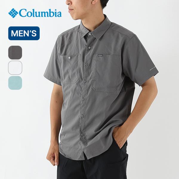 Columbia コロンビア シルバーリッジユーティリティ2ショートスリーブシャツ メンズ AE35...