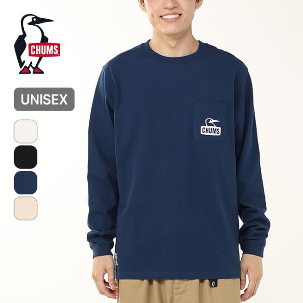 CHUMS チャムス ブービーフェイスポケットブラッシュドL/S Tシャツ CH01-2670 Bo...