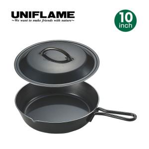 UNIFLAME ユニフレーム スキレット10インチ 661062 黒皮鉄板