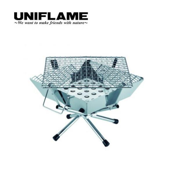 UNIFLAME ユニフレーム ファイアグリルsolo 683095 バーベキューグリル 焚き火台 ...