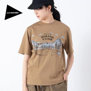 and wander（アンドワンダー） シャツ 半袖 「and wander/アンド