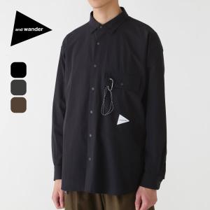 and wander（アンドワンダー） ウールシャギージャケットロング