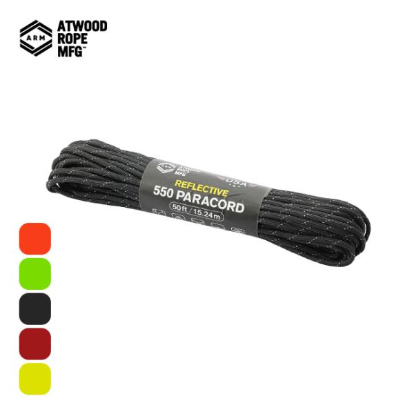 Atwood Rope アットウッドロープ パラコードリフレクティブ ロープ ガイライン ストラップ...