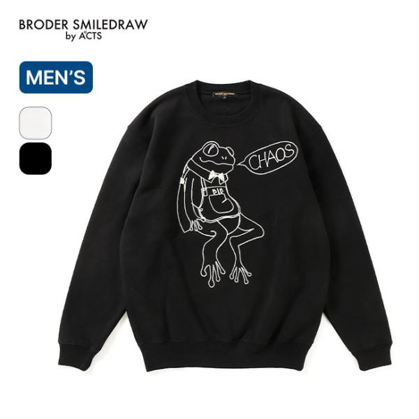 BRODER SMILEDRAW ブロダースマイルドロウ フロッグスウェットL/S