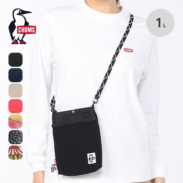 CHUMS チャムス リサイクルメッシュポケットショルダーバッグ Recycle Mesh Pock...