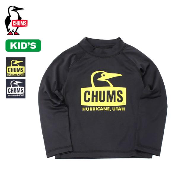 CHUMS チャムス スプラッシュブービーフェイスL/S Tシャツ キッズ