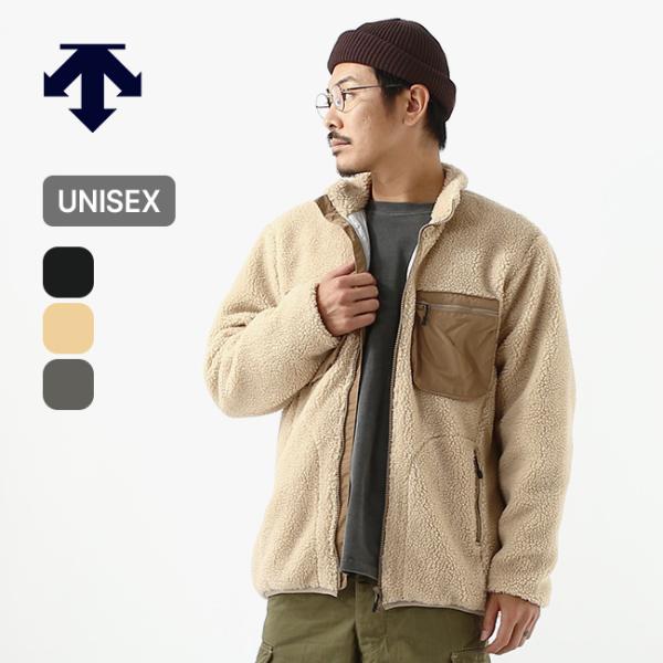 DESCENTE デサント ボアフリースジャケット ユニセックス DHUSJC34 トップス ジャケ...