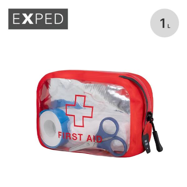 EXPED エクスペド オーガナイザーキューブファーストエイド1 397529-B11 クリアポーチ...