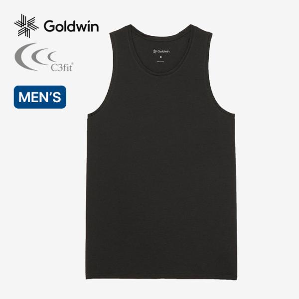 GOLDWIN C3fit ゴールドウィン シースリーフィット ウールブレンドメッシュタンク メンズ...