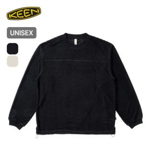KEEN キーン グリッドブラッシュドプルオーバークルー ユニセックス grid brushed po crew グリット構造 ミドルレイヤー ロングスリーブ 2026 秋冬