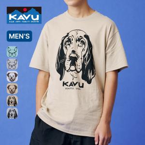 KAVU カブー ドッグTee 19822484 Dog Tee メンズ 19822485 19822486 Tシャツ トップス 半袖 ショートスリーブ 犬 イラスト 2026 春夏