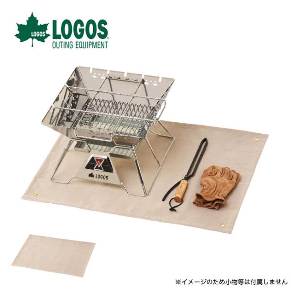 LOGOS ロゴス たき火台 耐火・断熱シート（80×60cm）81064032 焚き火台 耐火 マ...