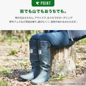 日本野鳥の会 バードウォッチング長靴 ハードタ...の詳細画像4