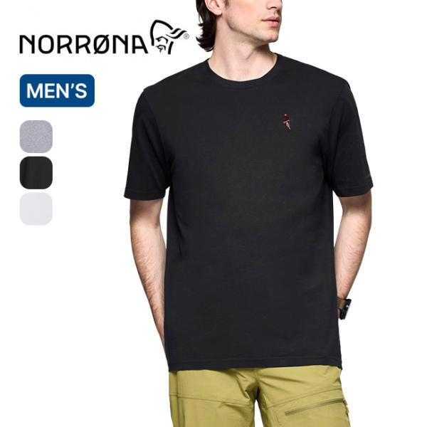 NORRONA ノローナ /29 コットンアクティビティエンブロイダリーTシャツ メンズ 3411-...