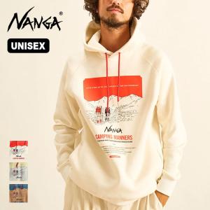 NANGA ナンガ エコハイブリッドキャンピングマナープリントフーディー