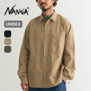 NANGA ナンガ ドットエア コンフィーL/Sシャツ NW2411-1E905 DotAir COMFY L/S SHIRT トップス 長袖 カラーシャツ カジュアルシャツ 通気 速乾 軽量 2026 春夏｜OutdoorStyle サンデーマウンテン