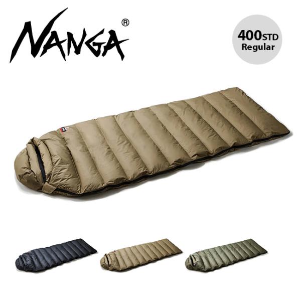 NANGA ナンガ オーロラスクエアフット400 レギュラー 寝袋 シュラフ マミー型 キャンプ 登...