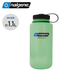 nalgene ナルゲン 広口1.0L グリーンGlowボトル｜sundaymountain