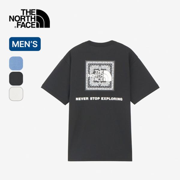 THE NORTH FACE ノースフェイス S/SバンダナスクエアロゴTee メンズ