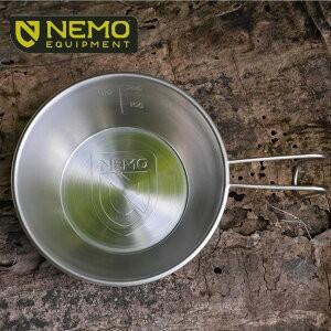 NEMO ニーモ NEMOシェラカップ NM-AC-SC 計量カップ ステンレスシェラ 食器 調理器具｜sundaymountain