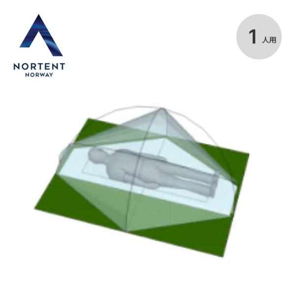 NORTENT ノルテント ヴァーン1 フロア テントアクセサリー フロアマット ヴァーン1専用 2...