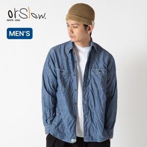 orslow オアスロウ リラックスフィットシャンブレーワークシャツ 01-8270-84 メンズ トップス カジュアルシャツ デニムシャツ 2026 春夏