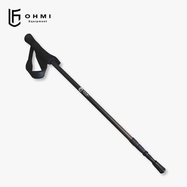 OHMI Equipment オウミエクイップメント カーボンファイバートレッキングポール 1本 C...