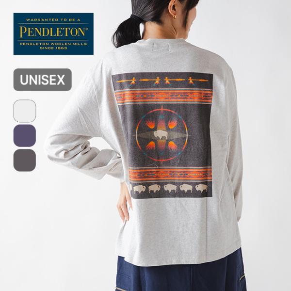 PENDLETON ペンドルトン バックプリントLS Tee 5475-1016 Back Prin...