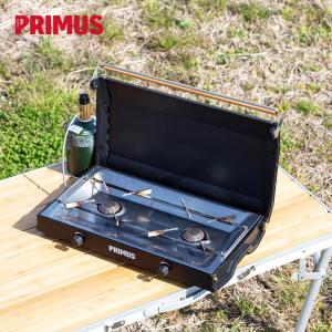 特典あり PRIMUS プリムス キンジャ PRIMUS P-CKJ-2 ガス ツーバーナー コンロ コンパクト｜sundaymountain